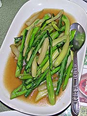 Chinese vegetables at Toh Plue