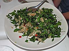 Crab meat with holy basil