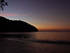 Sunset on Ao Mai Ngam (from West Side campgrounds)(2005)